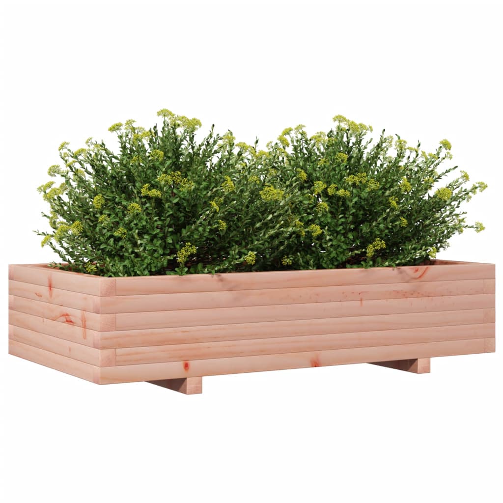 Utendørs Blomsterkasse Plantekasse Tre 110x60x26,5 cm heltre douglasgran