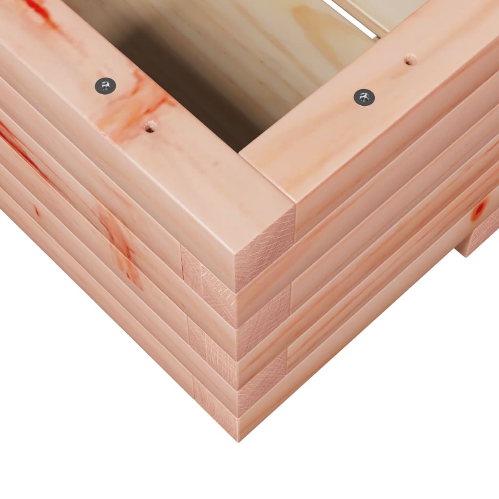 Utendørs Blomsterkasse Plantekasse Tre 110x60x26,5 cm heltre douglasgran