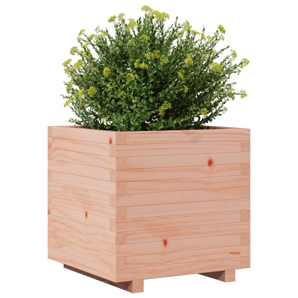 Utendørs Blomsterkasse Plantekasse Tre 50x50x49,5 cm heltre douglasgran