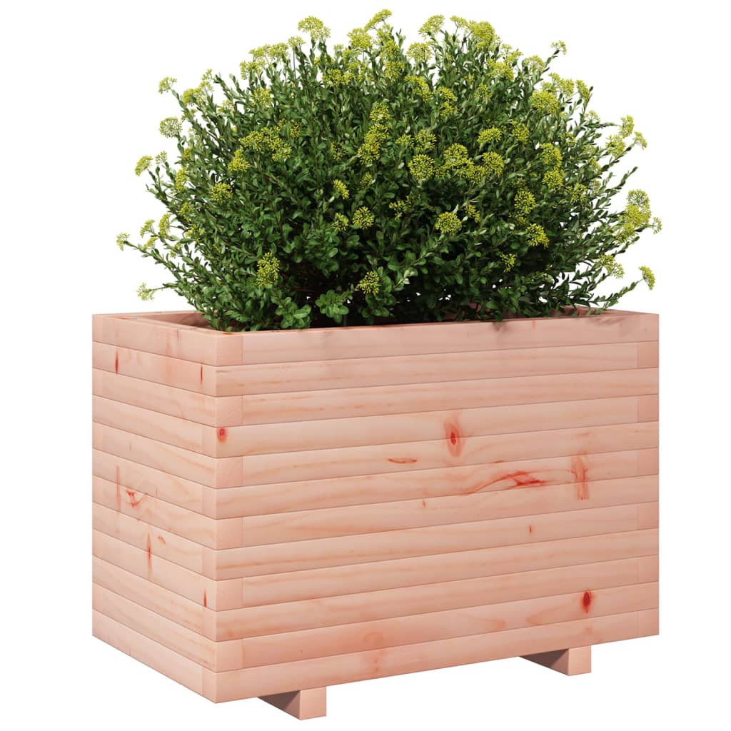Utendørs Blomsterkasse Plantekasse Tre 70x40x49,5 cm heltre douglasgran