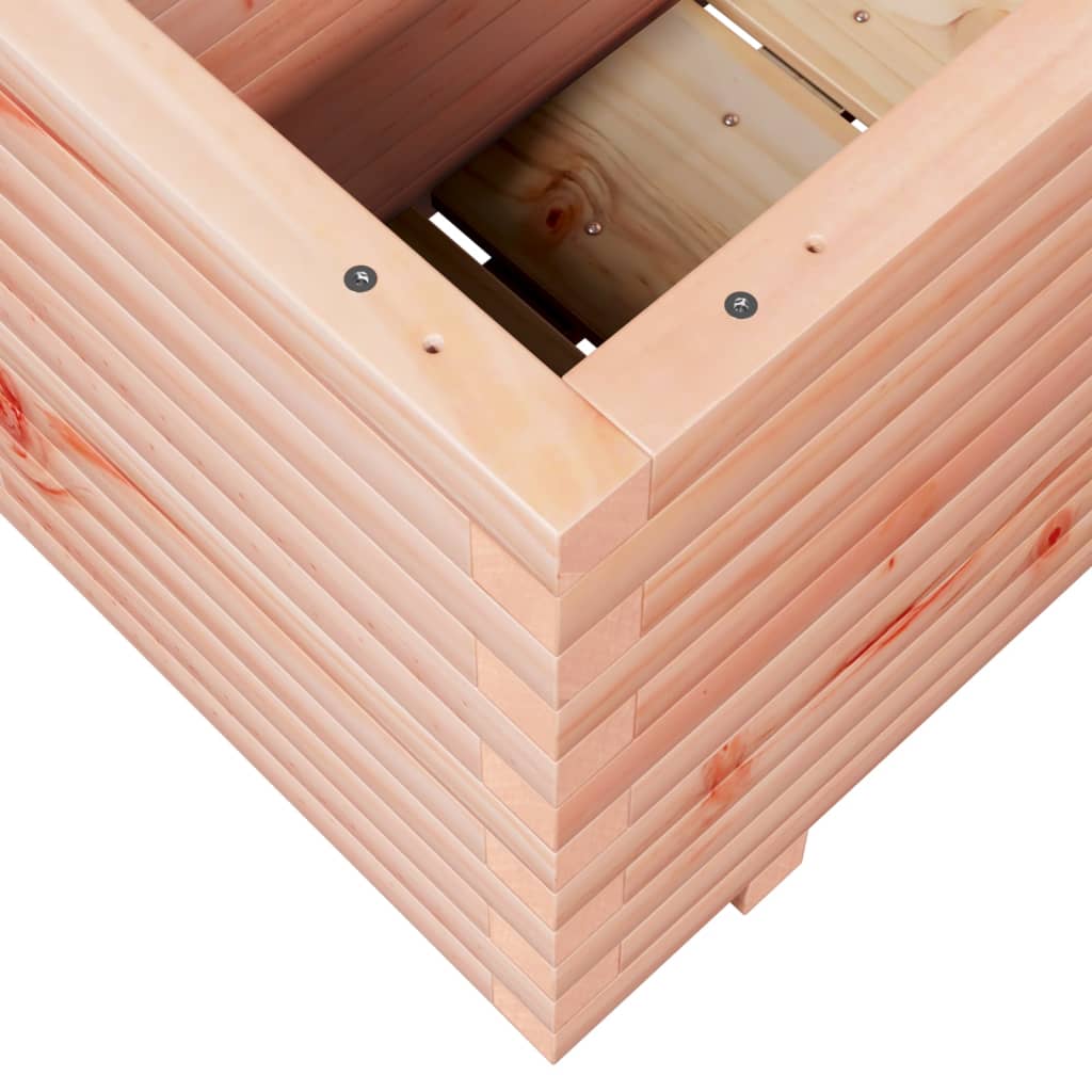 Utendørs Blomsterkasse Plantekasse Tre 70x40x49,5 cm heltre douglasgran