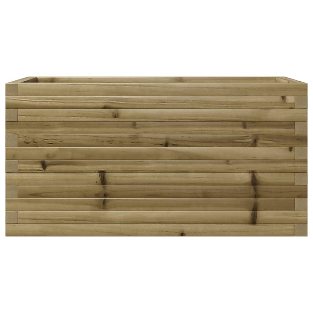Utendørs Blomsterkasse Plantekasse Tre 90x40x46 cm impregnert furu