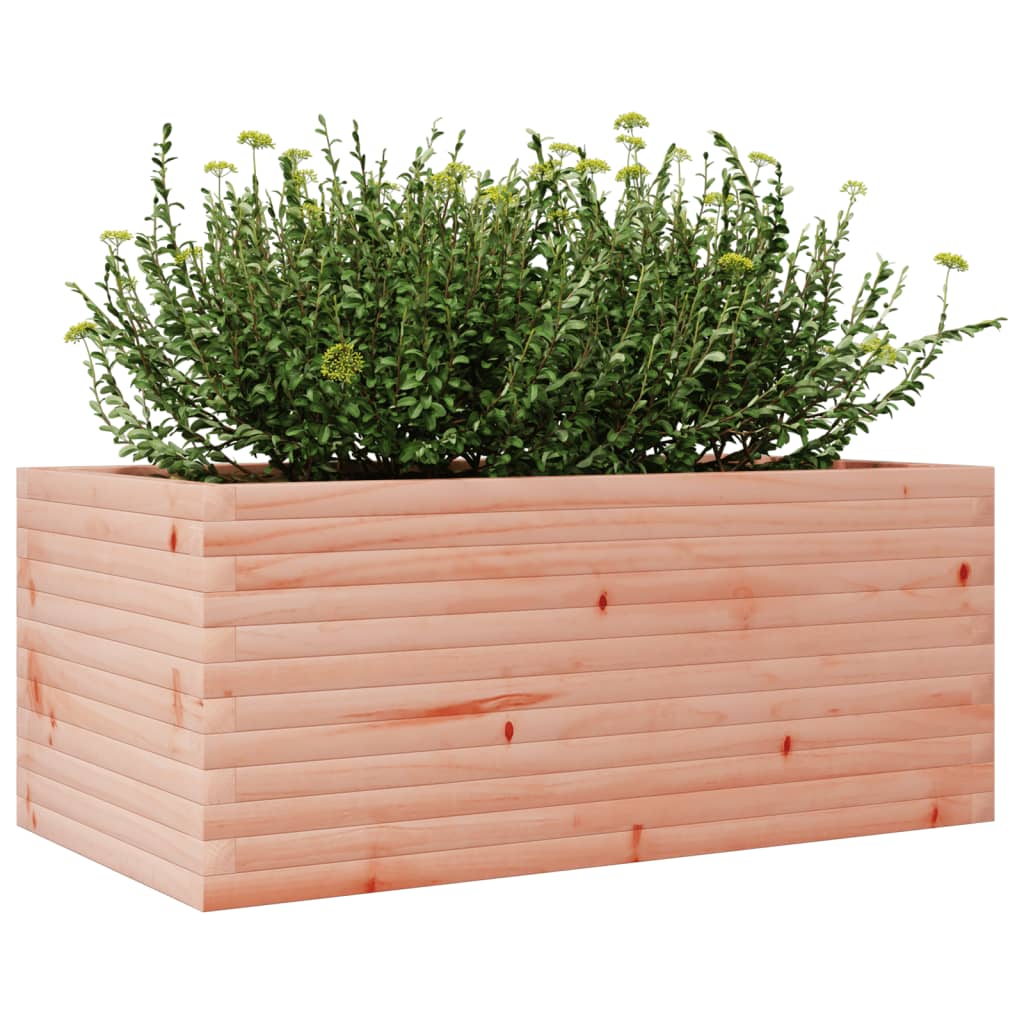 Utendørs Blomsterkasse Plantekasse Tre 110x60x46 cm heltre douglasgran