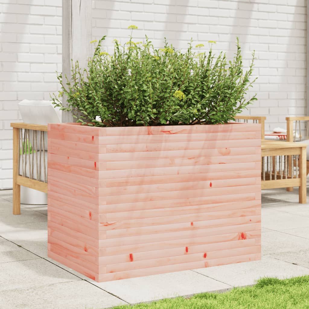 Utendørs Blomsterkasse Plantekasse Tre 90x60x68,5 cm heltre douglasgran