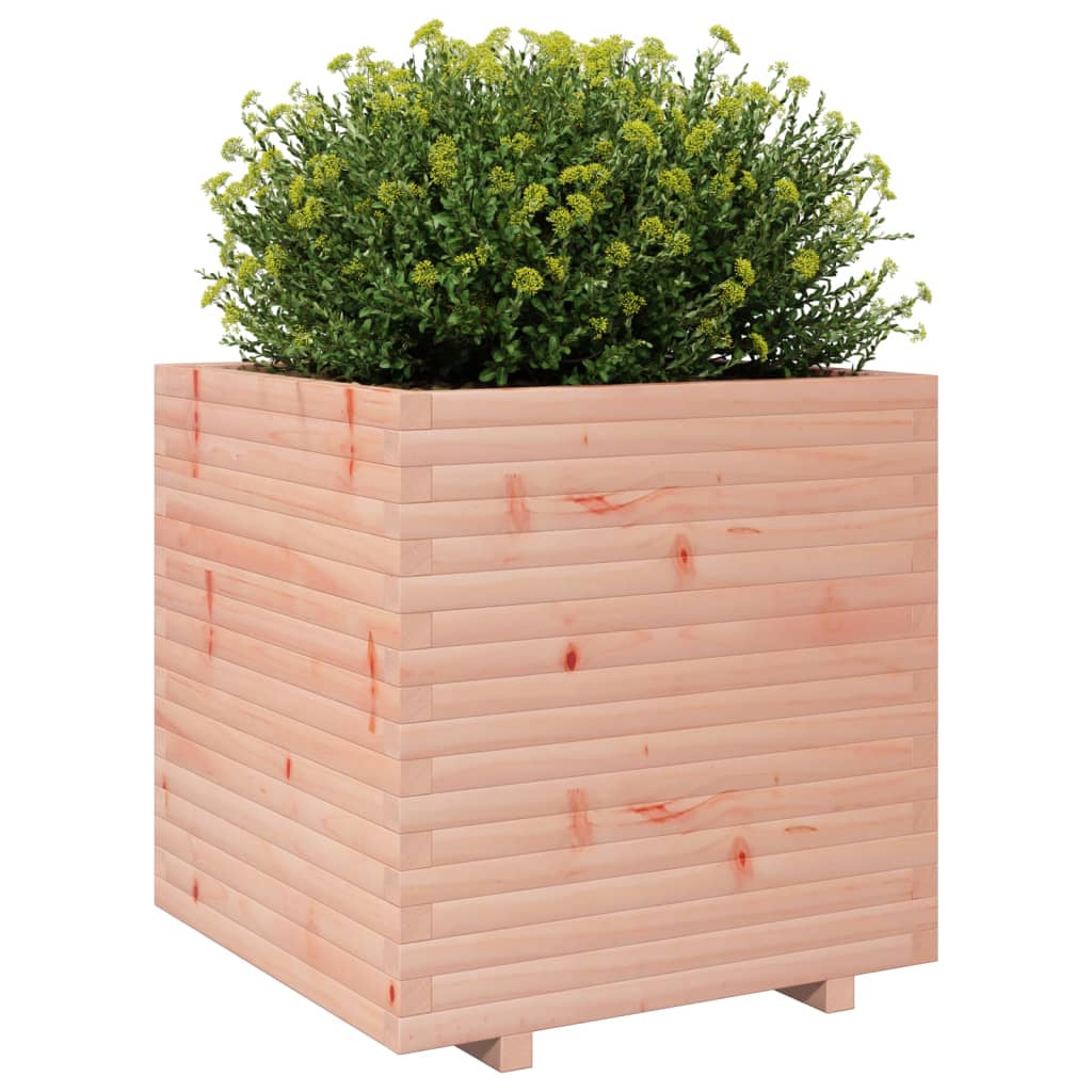 Utendørs Blomsterkasse Plantekasse Tre 70x70x72,5 cm heltre douglasgran