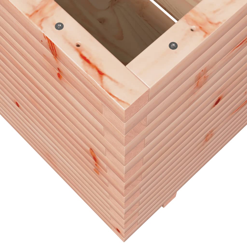 Utendørs Blomsterkasse Plantekasse Tre 70x70x72,5 cm heltre douglasgran