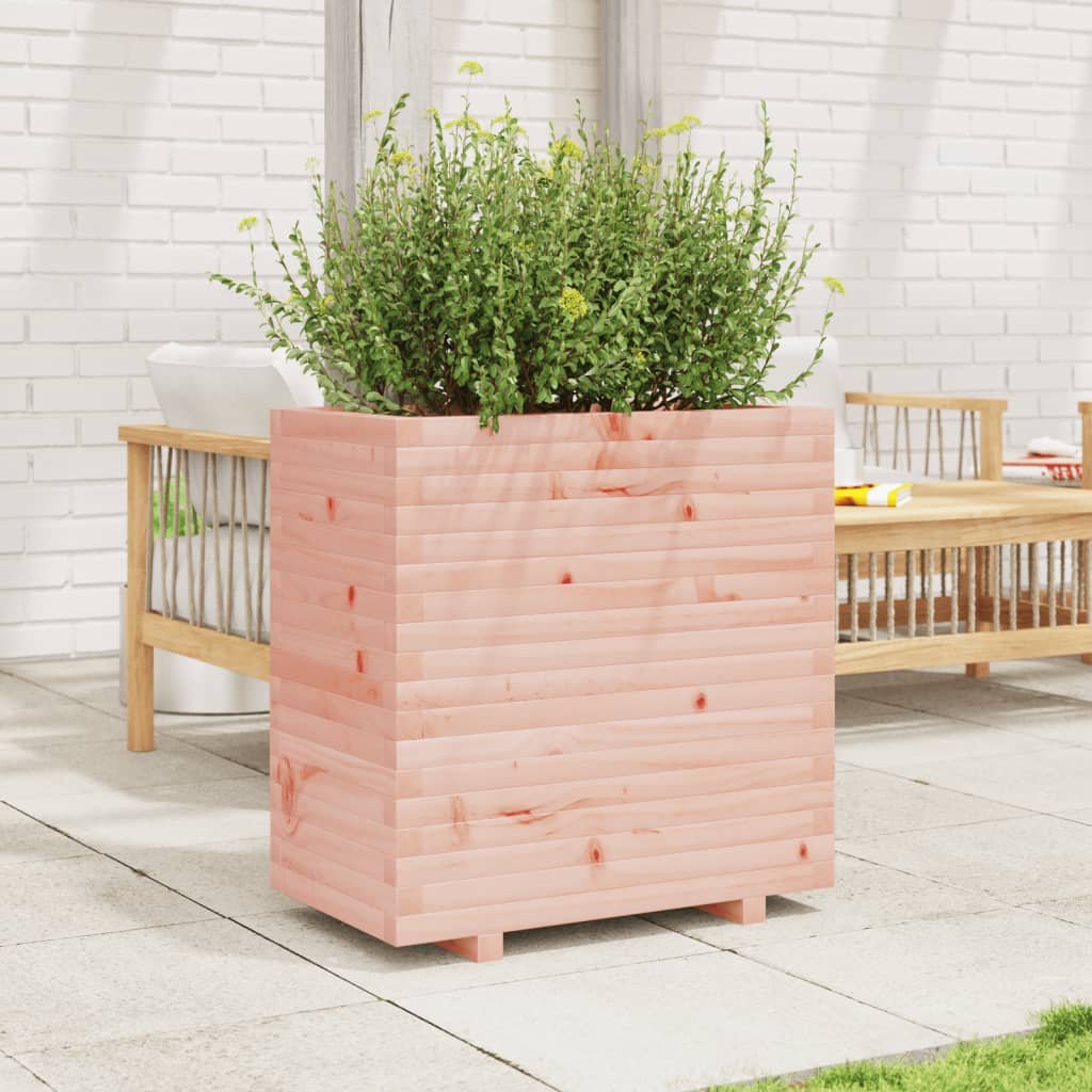 Utendørs Blomsterkasse Plantekasse Tre 70x40x72 cm heltre douglasgran