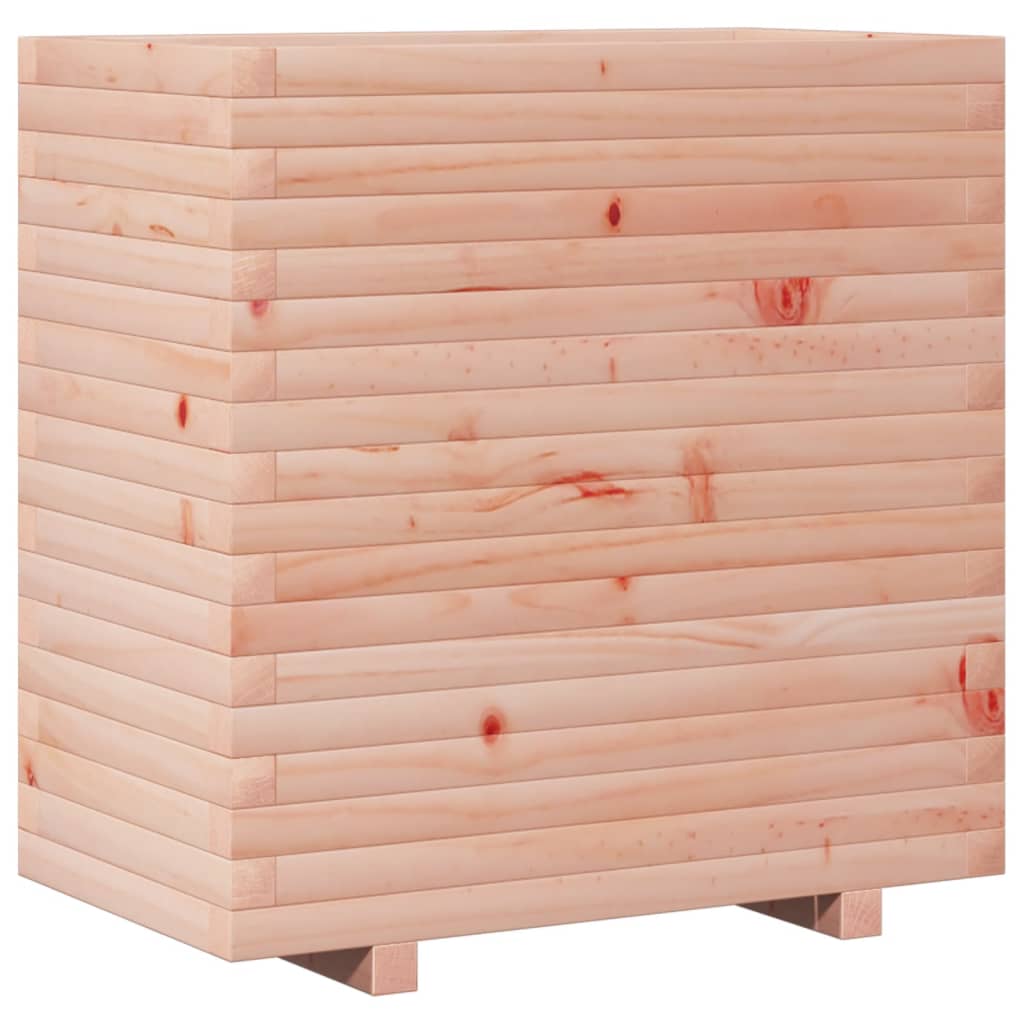 Utendørs Blomsterkasse Plantekasse Tre 70x40x72 cm heltre douglasgran