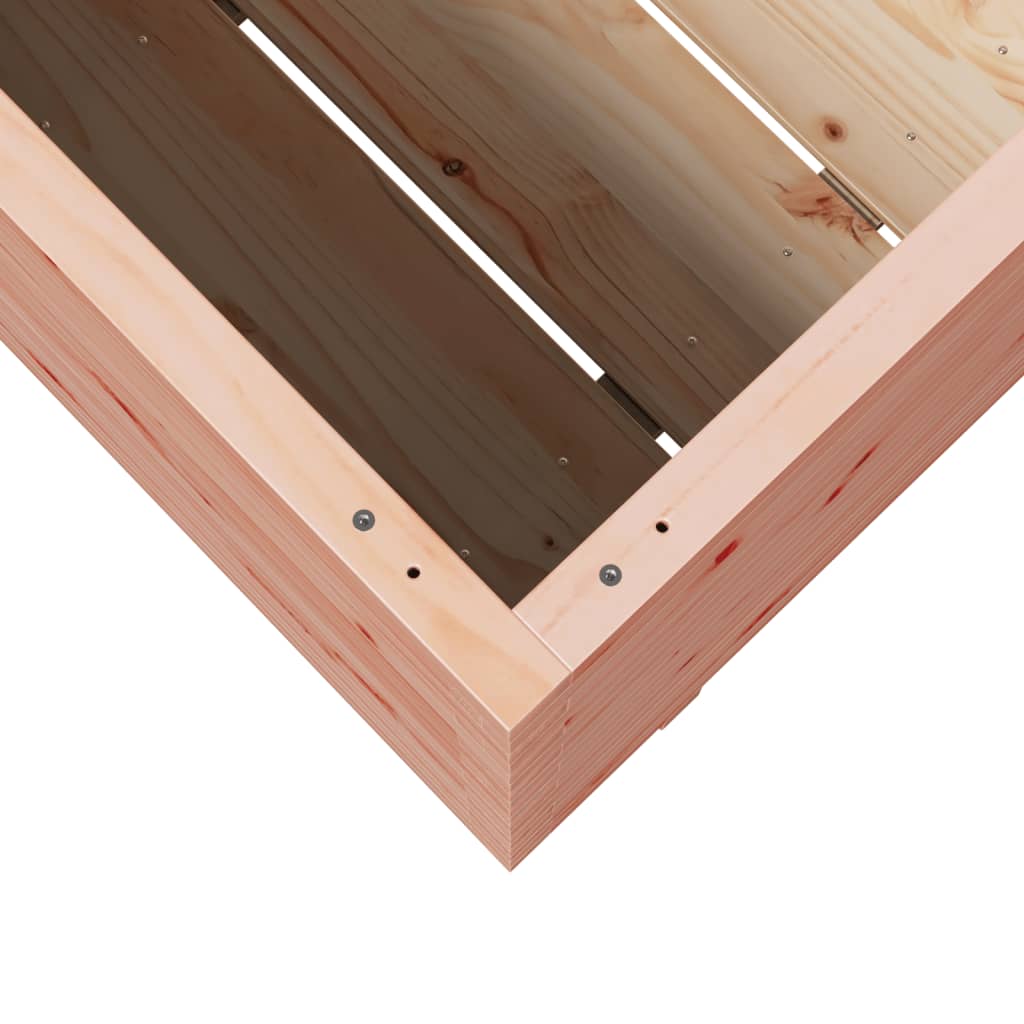 Utendørs Blomsterkasse Plantekasse Tre 70x40x72 cm heltre douglasgran