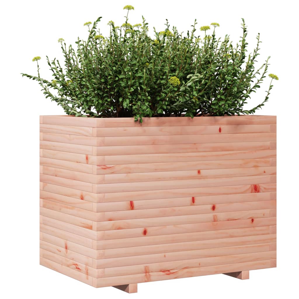 Utendørs Blomsterkasse Plantekasse Tre 90x60x72 cm heltre douglasgran