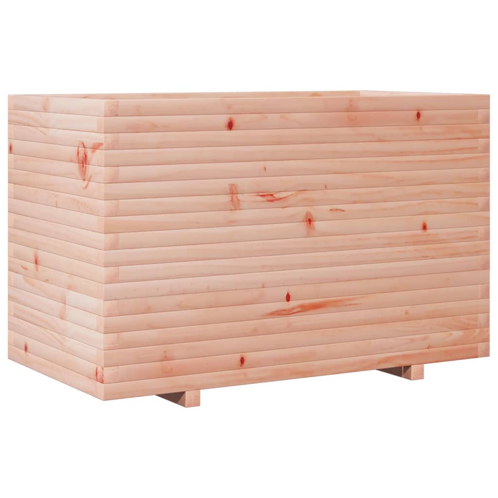 Utendørs Blomsterkasse Plantekasse Tre 110x60x72 cm heltre douglasgran