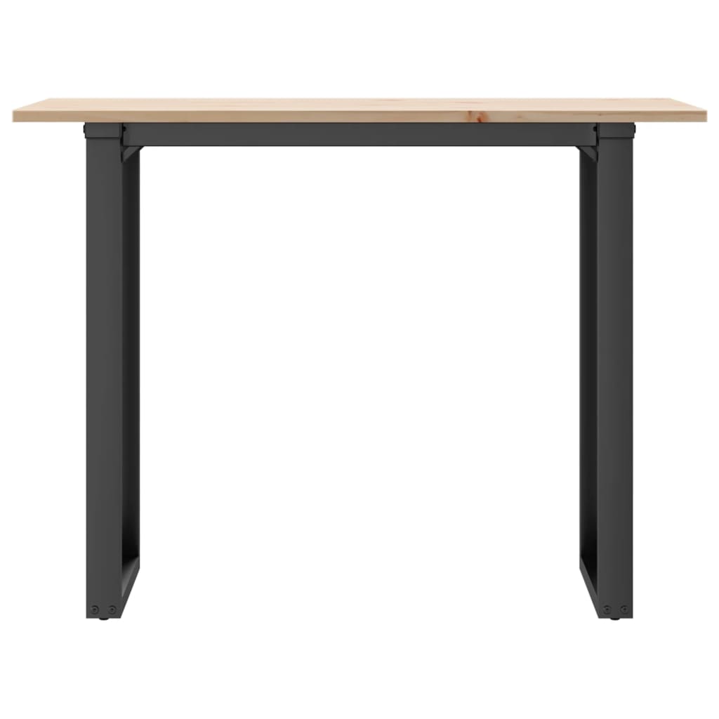 SpisebordO-ramme 100x50x75 cm heltre furu og stål