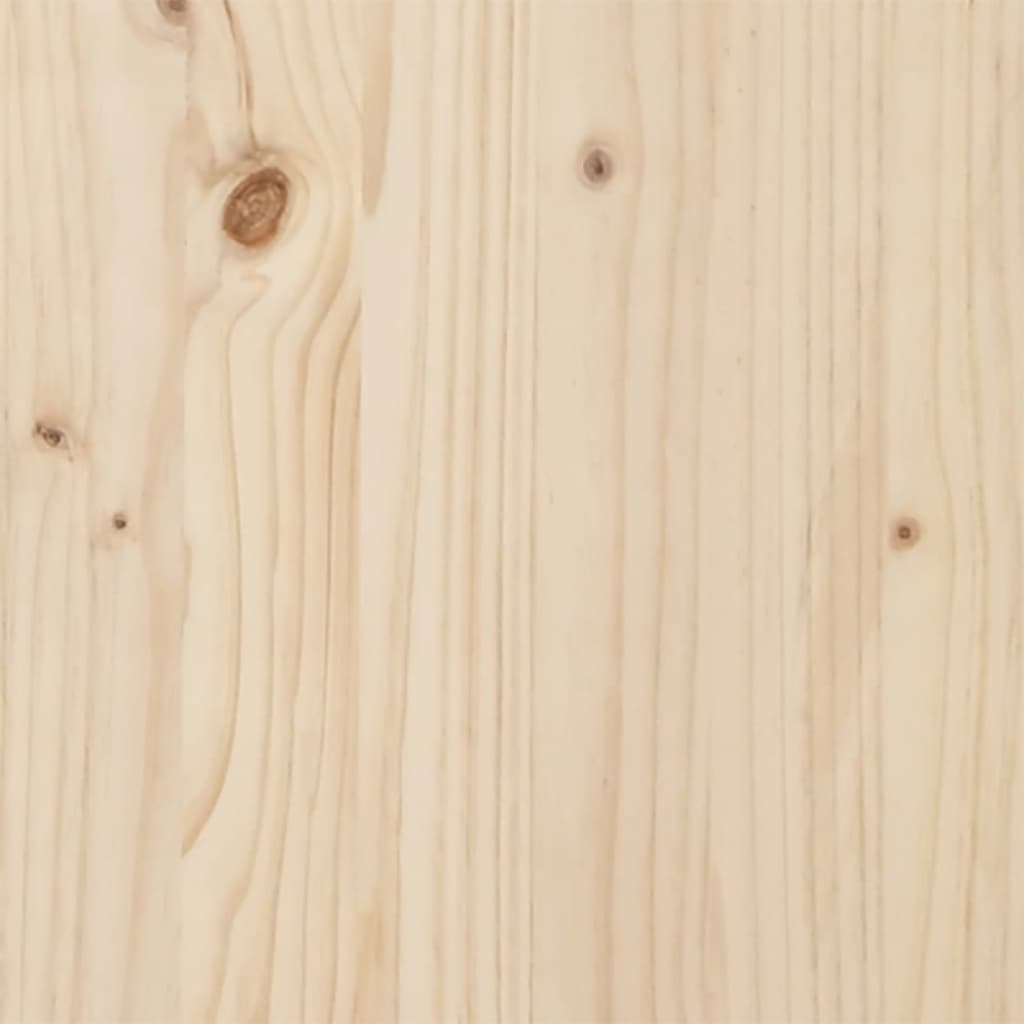 Spisebord O-ramme 180x90x75,5 cm heltre furu og stål