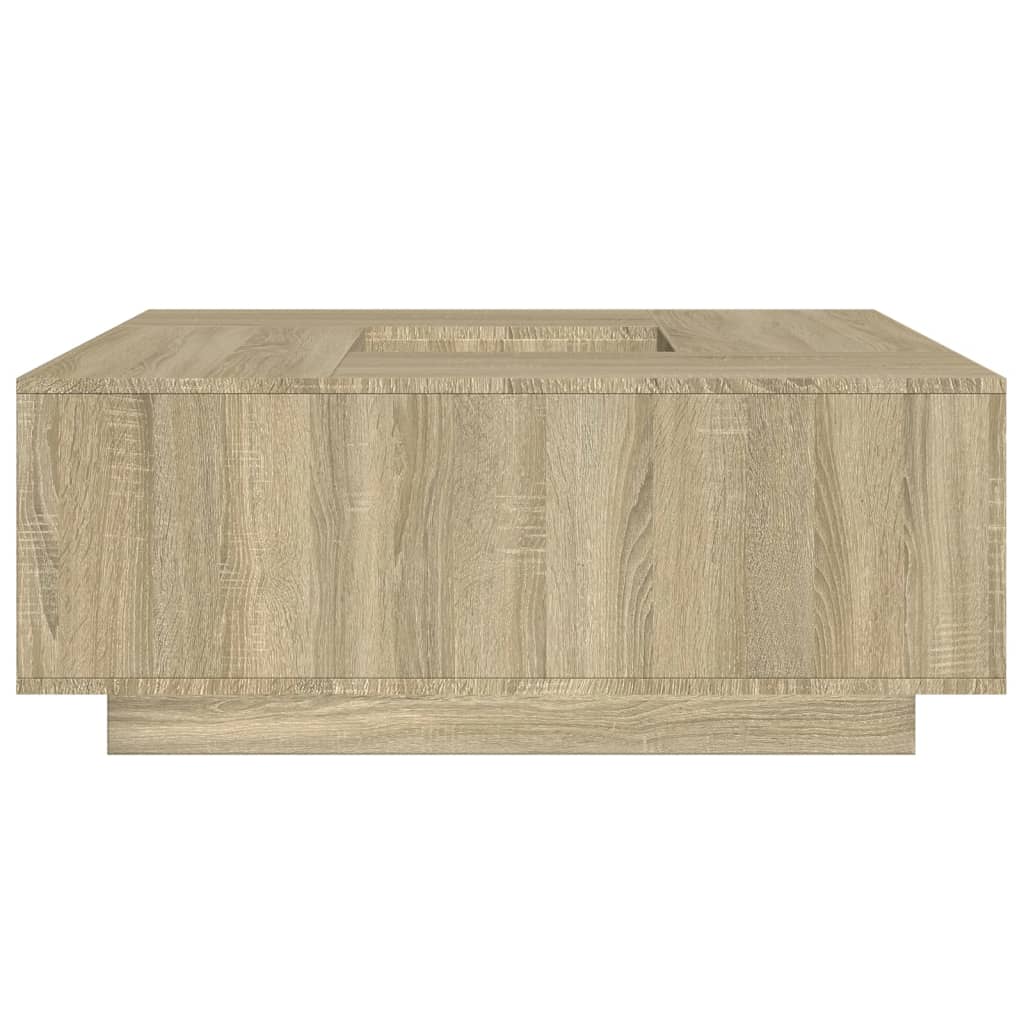 Salongbord Sofabord Sonoma Eik 100x100x40 cm