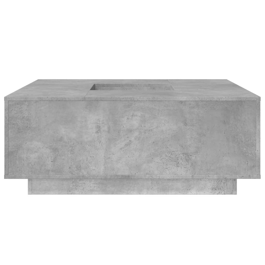 Salongbord Sofabord Betonggrå 100x100x40 cm