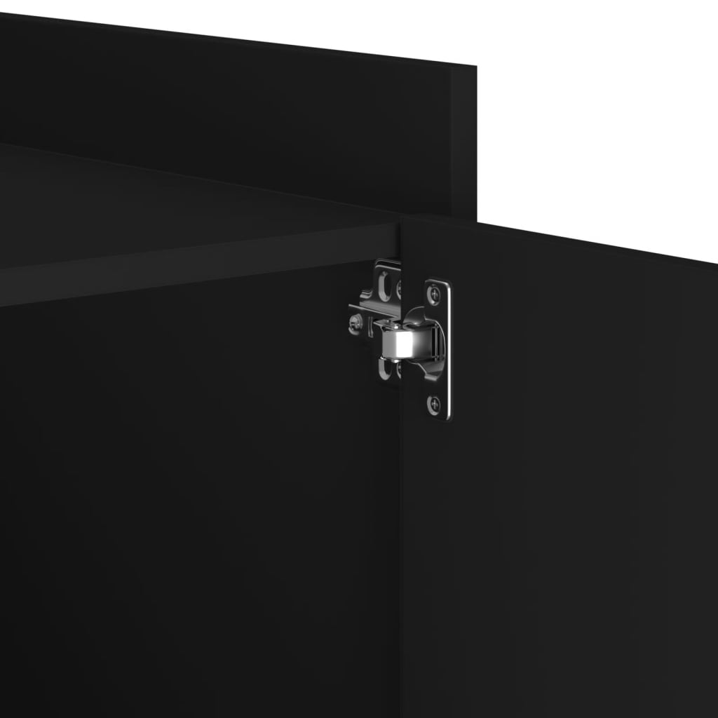 Nattbord Sengbord Svart 45x50x50 cm