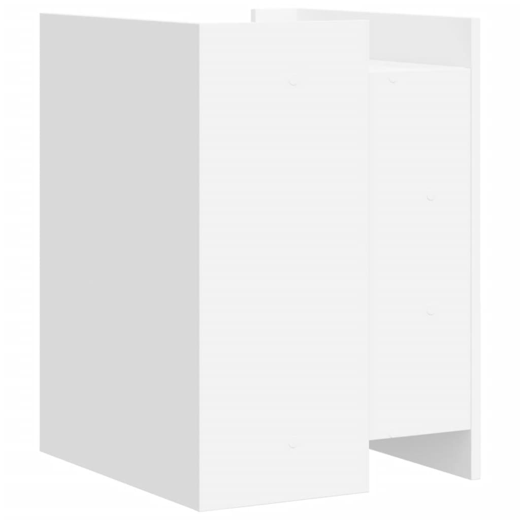 Nattbord Sengbord Hvit 45x50x65 cm