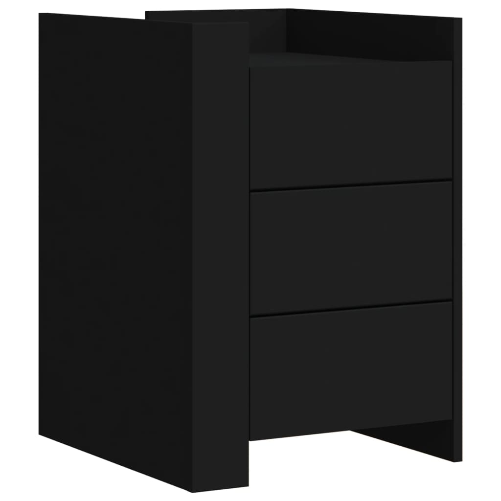 Nattbord Sengbord Svart 45x50x65 cm
