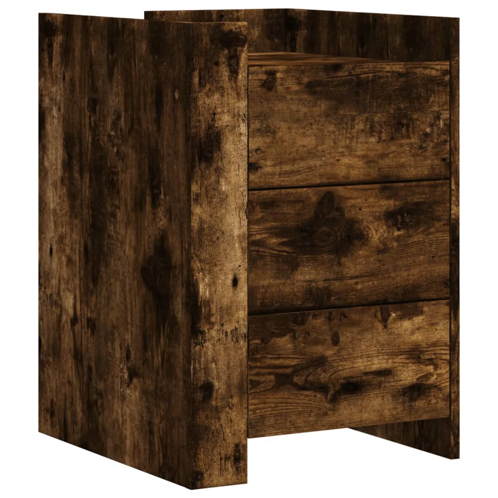 Nattbord Sengbord Røkt Eik 45x50x65 cm