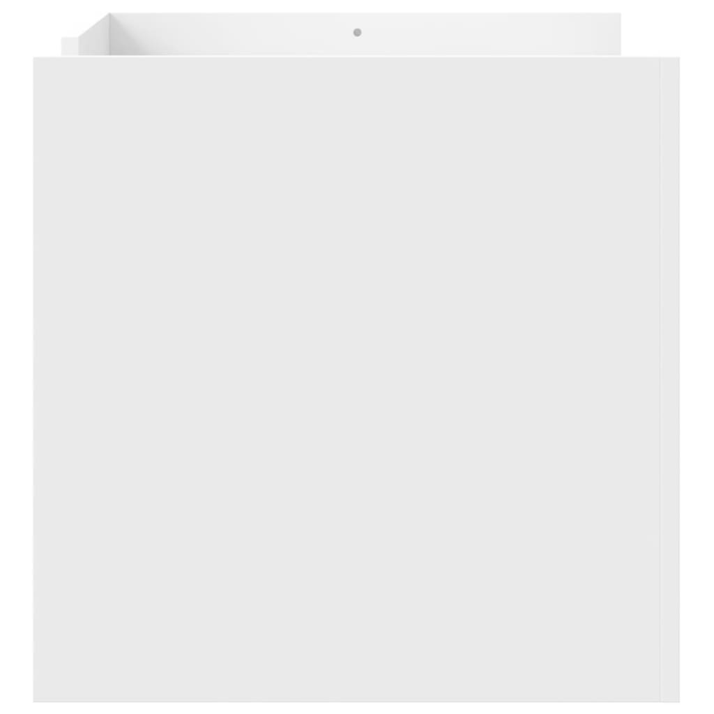 Salongbord Sofabord Hvit 80x50x50 cm
