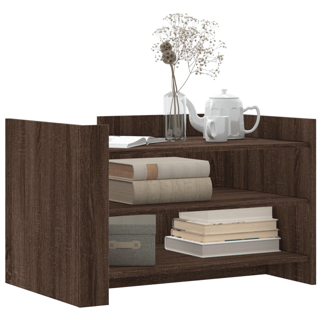 Salongbord Sofabord Brun Eik 80x50x50 cm