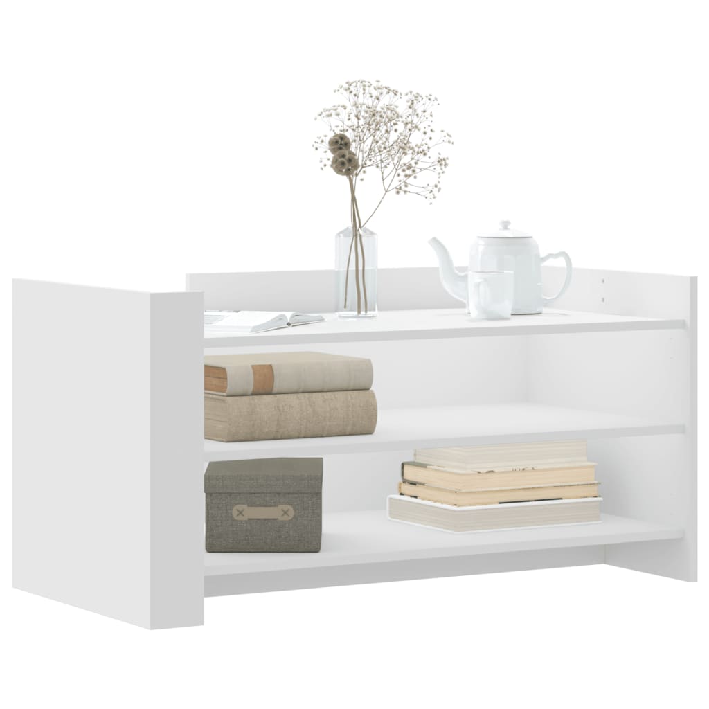 Salongbord Sofabord Hvit 100x50x50 cm