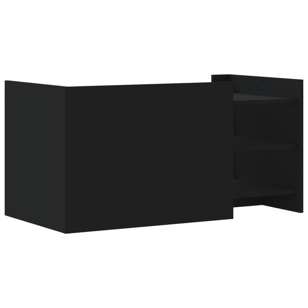 Salongbord Sofabord Svart 100x50x50 cm