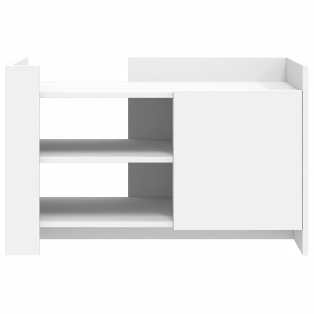 Salongbord Sofabord Hvit 80x50x50 cm
