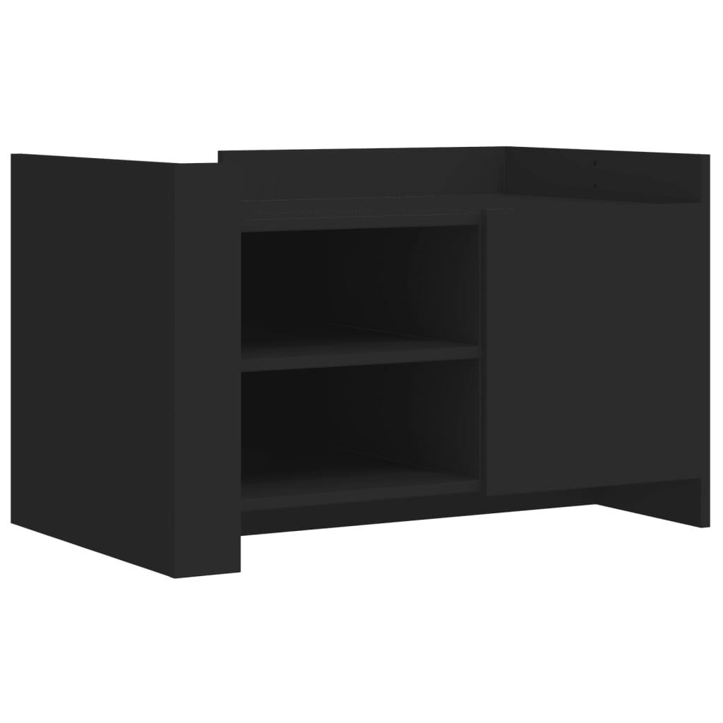 Salongbord Sofabord Svart 80x50x50 cm