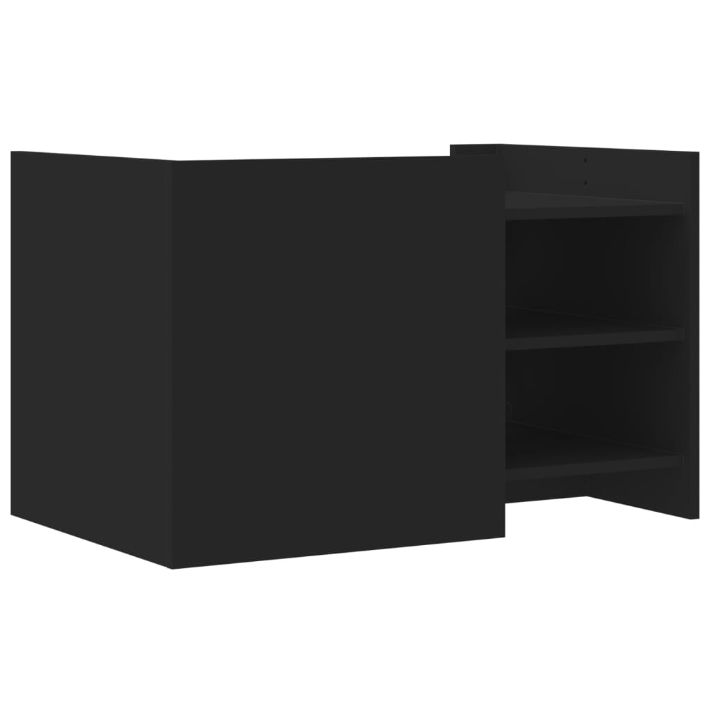 Salongbord Sofabord Svart 80x50x50 cm