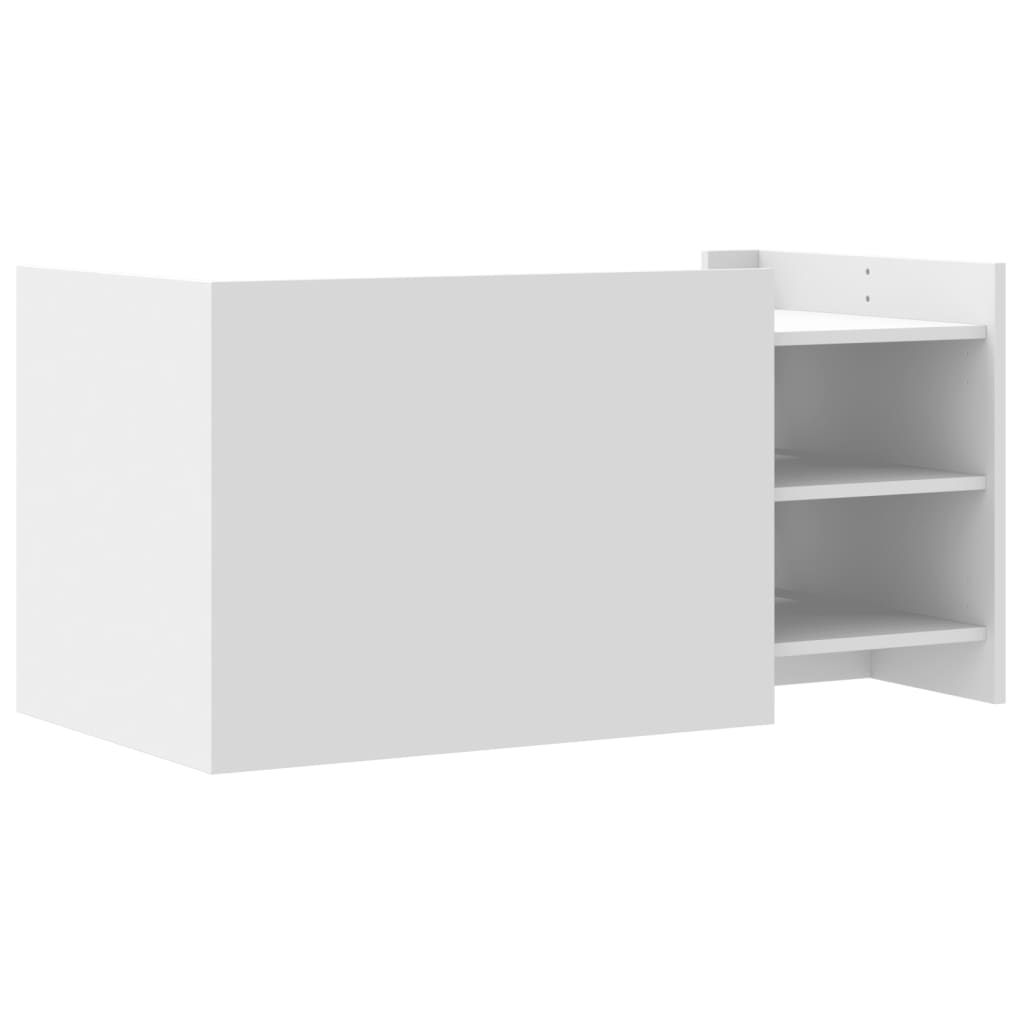 Salongbord Sofabord Hvit 100x50x50 cm