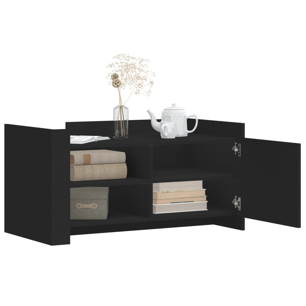 Salongbord Sofabord Svart 100x50x50 cm