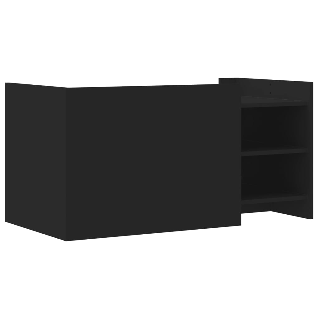 Salongbord Sofabord Svart 100x50x50 cm