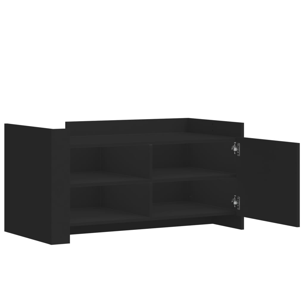 Salongbord Sofabord Svart 100x50x50 cm