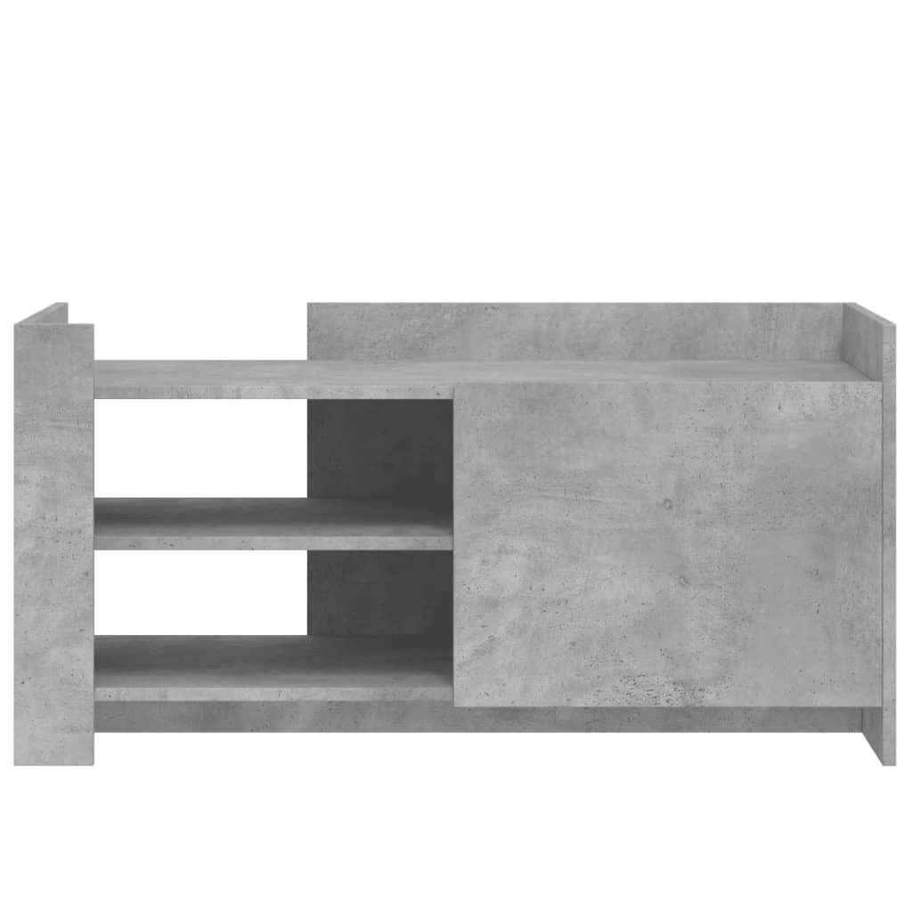 Salongbord Sofabord Betonggrå 100x50x50 cm