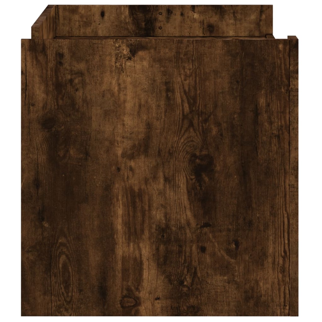 Salongbord Sofabord Røkt Eik 100x50x50 cm