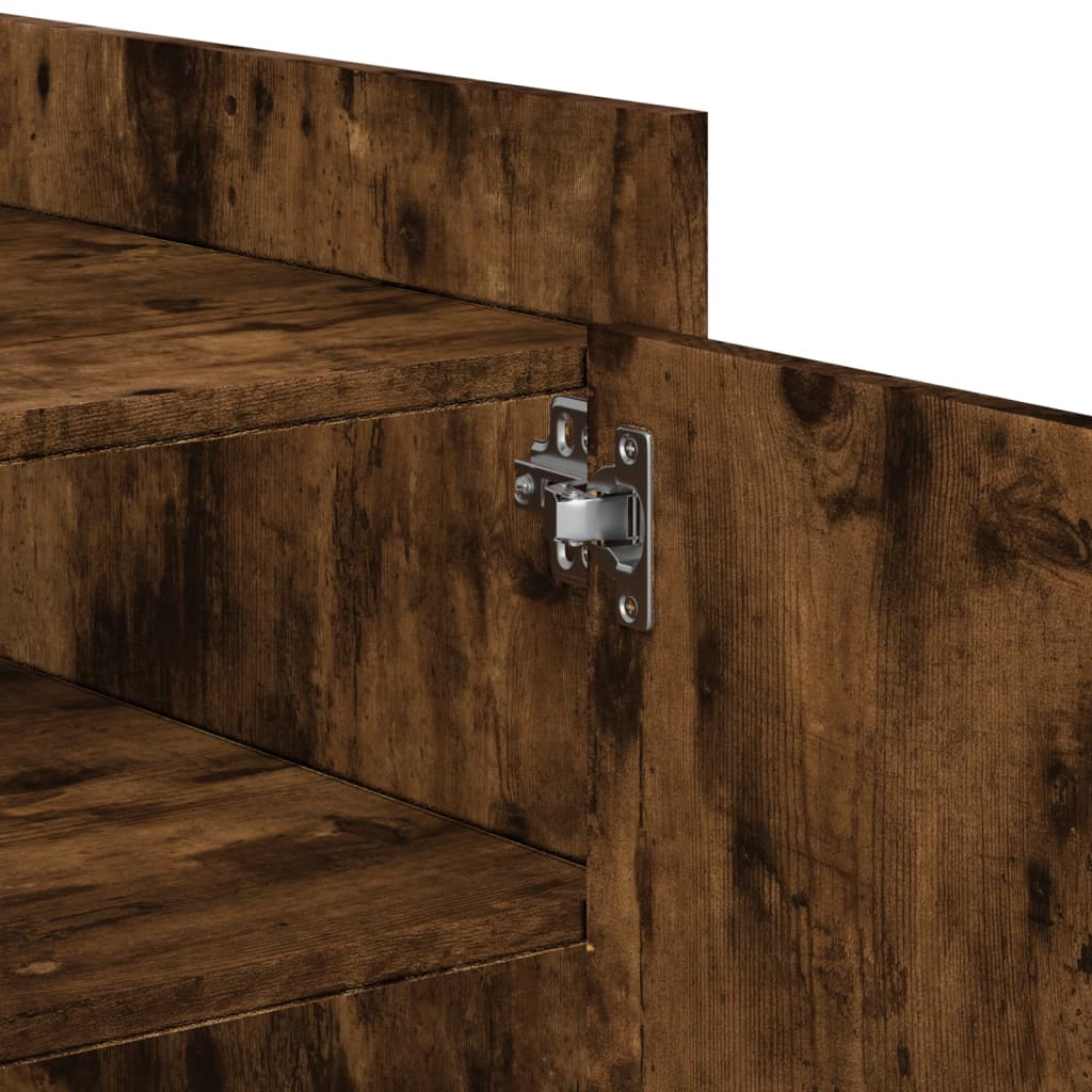 Salongbord Sofabord Røkt Eik 100x50x50 cm