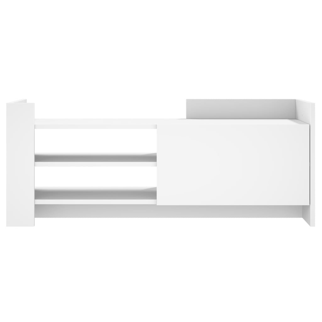TV-Møbel Hvit TV-benk 100x35x40 cm