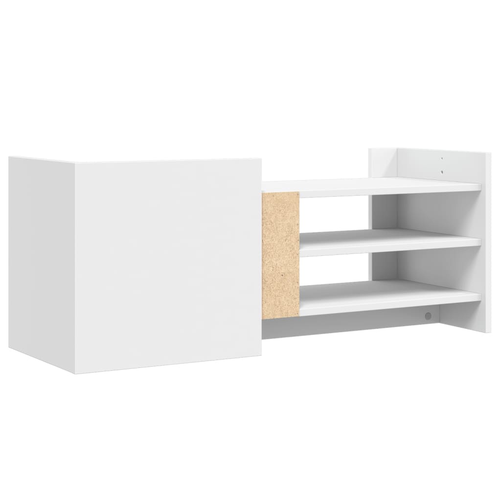 TV-Møbel Hvit TV-benk 100x35x40 cm