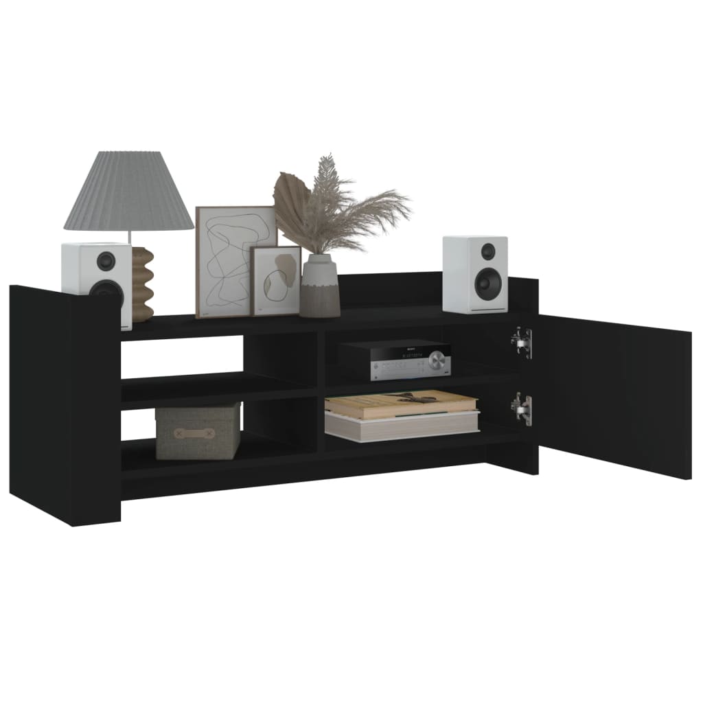 TV-Møbel Svart TV-benk 100x35x40 cm
