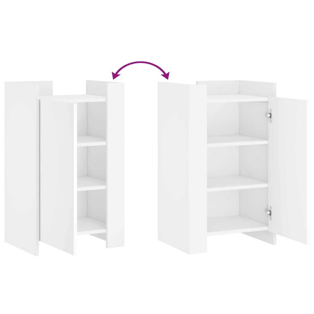 Skjenk Hvit 45x35x75 cm