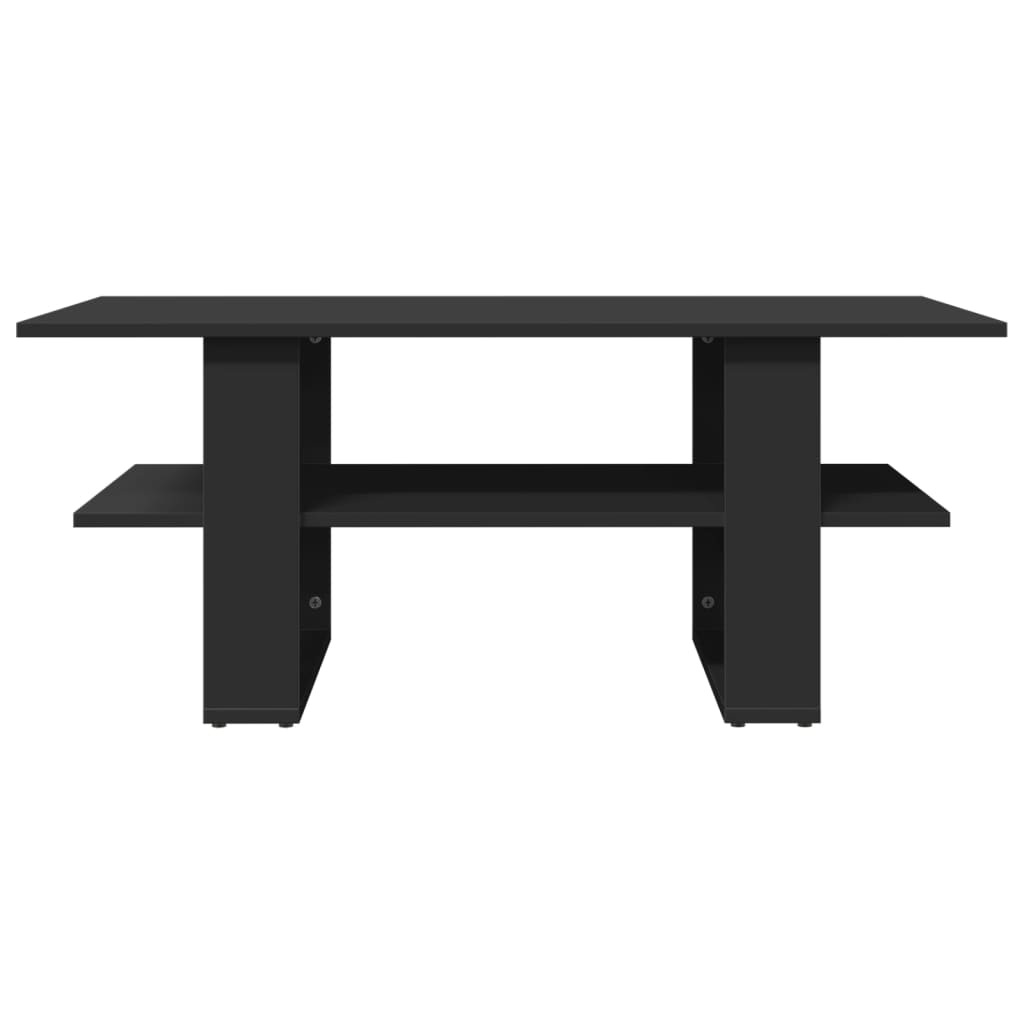 Salongbord Sofabord Svart 102x55x42 cm