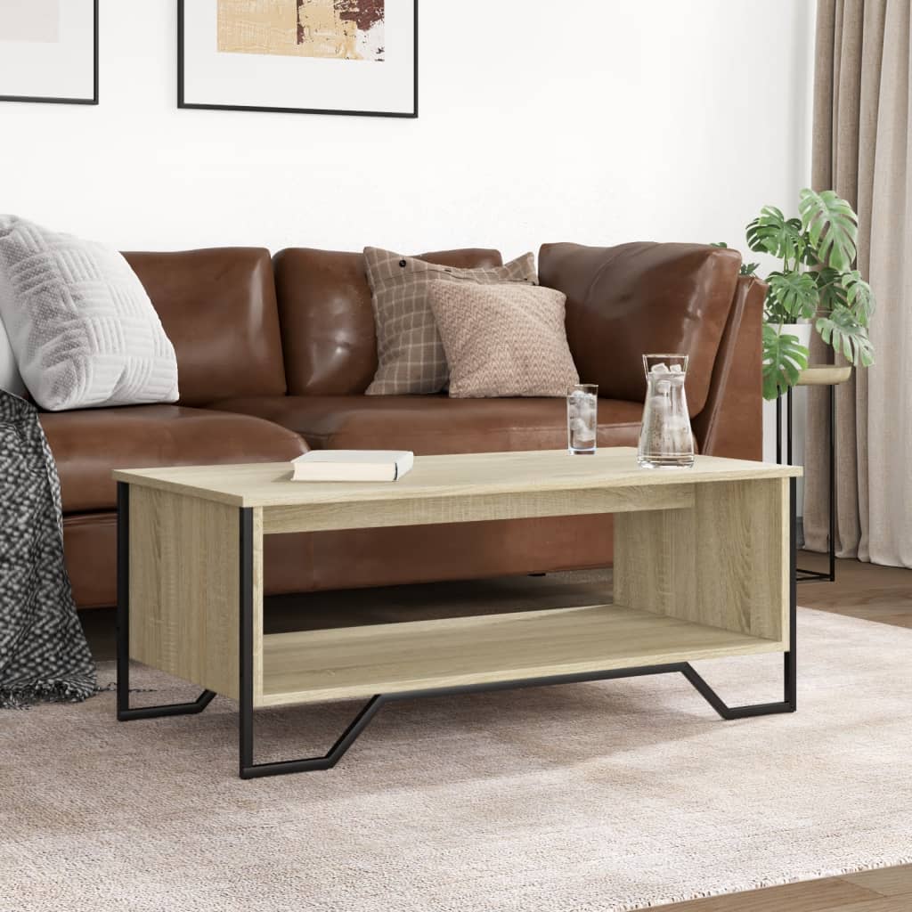 Salongbord Sofabord Sonoma Eik 100x51x40 cm