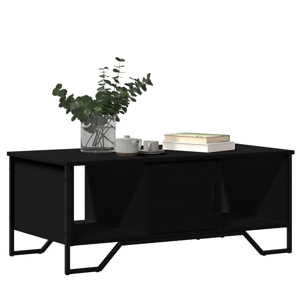 Salongbord Sofabord Svart 100x51x40 cm