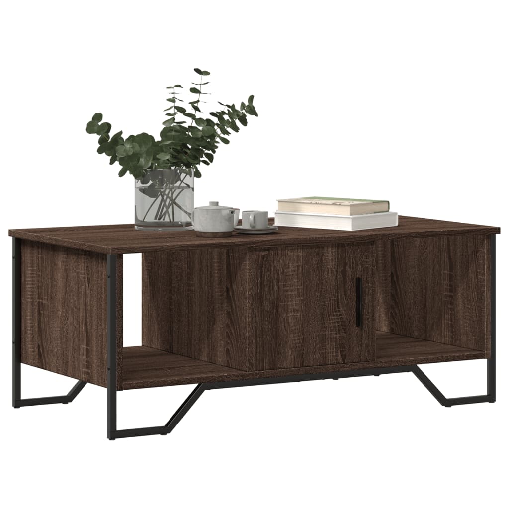 Salongbord Sofabord Brun Eik 100x51x40 cm