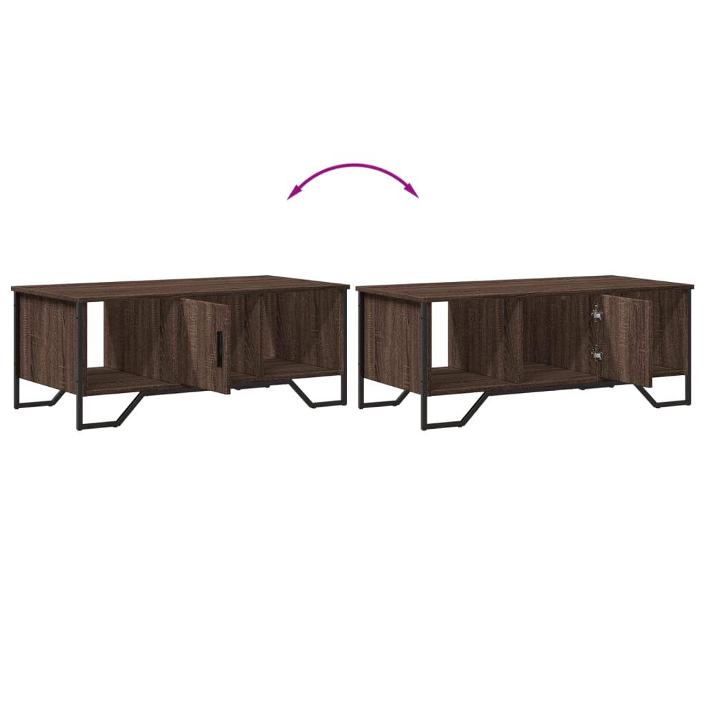 Salongbord Sofabord Brun Eik 100x51x40 cm