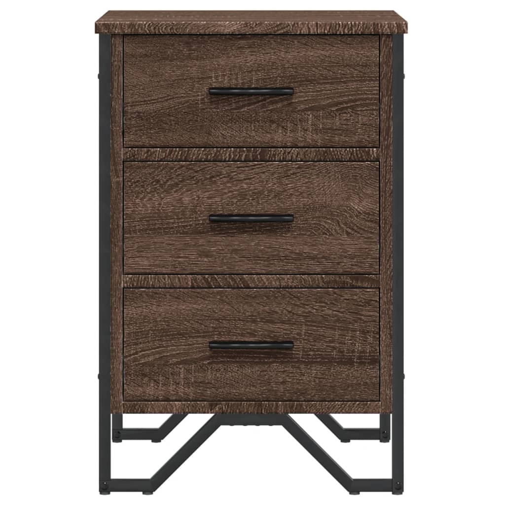 Nattbord Sengbord Brun Eik 40x41x60 cm