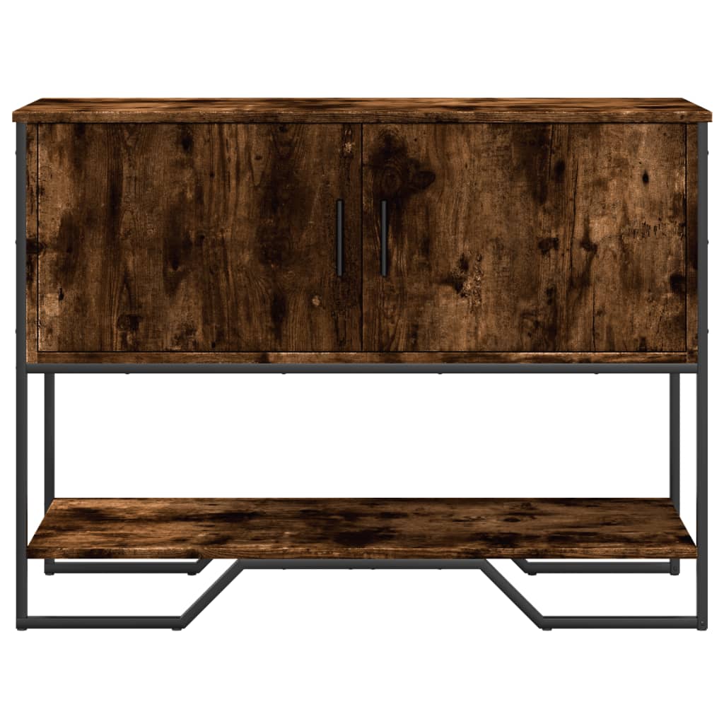 Avlastningsbord Konsollbord Røkt Eik 100x35x74,5 cm