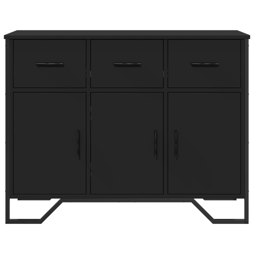 Skjenk Svart 97x32,5x74,5 cm