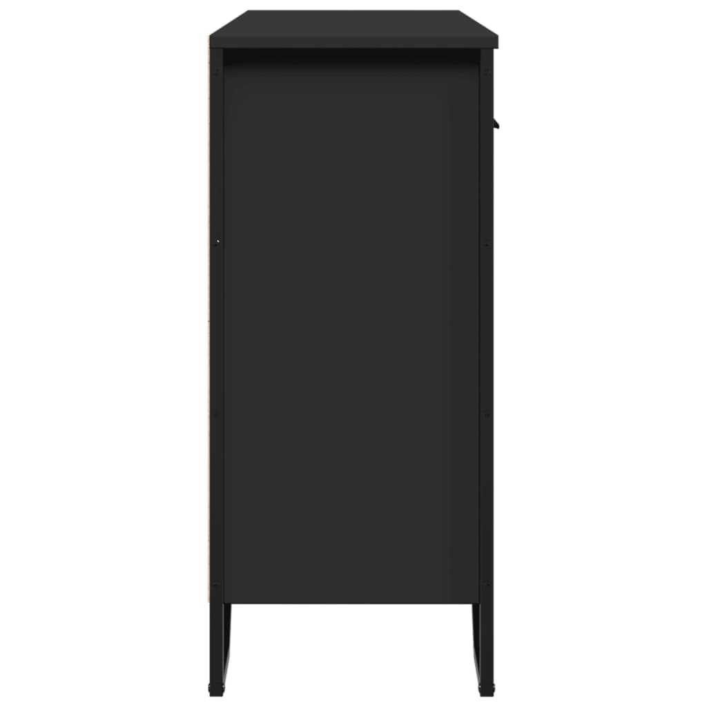 Skjenk Svart 97x32,5x74,5 cm